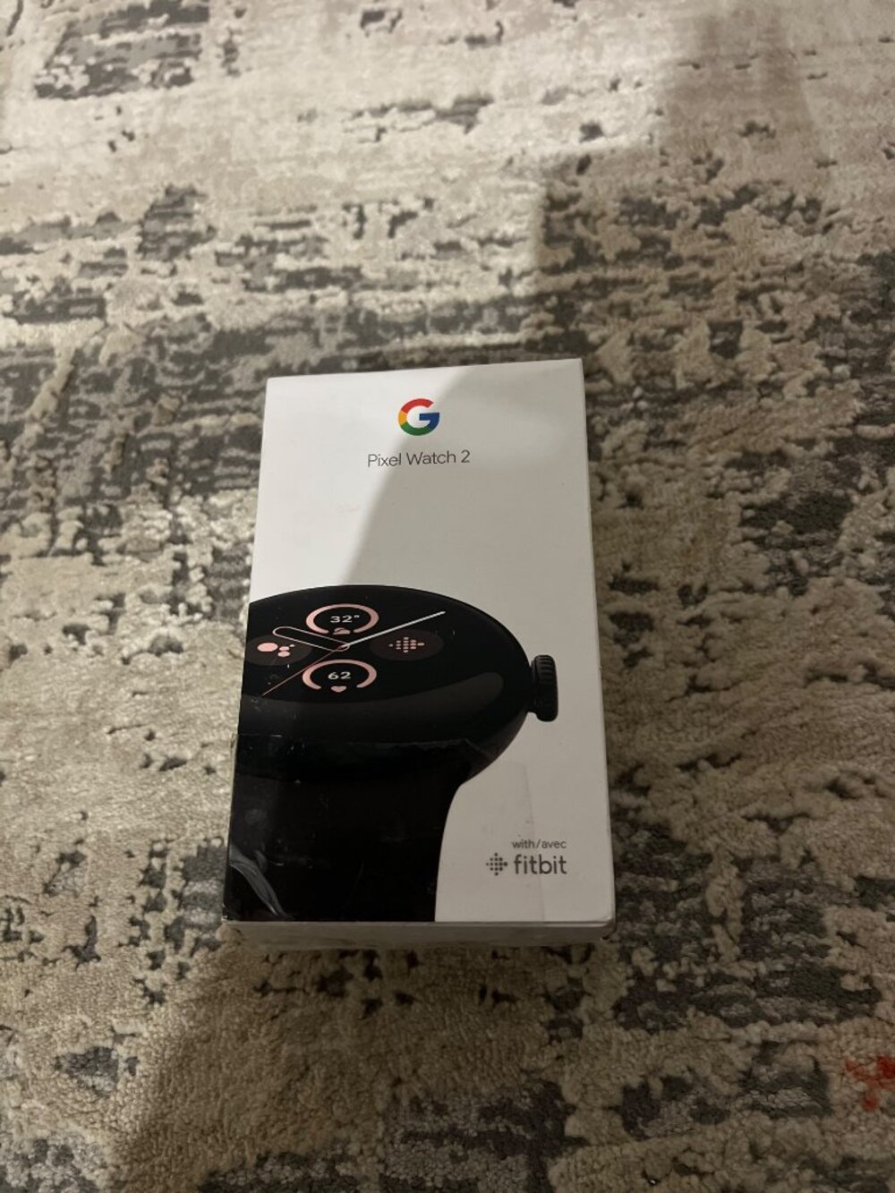 NEW Google Pixel Watch 2 Matte Black Obsidian Active Band